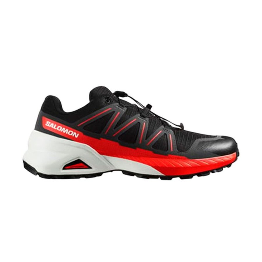 Trail l�besko til m�nd (bjergl�b) Salomon Speedcross Peak Sort R�d #1