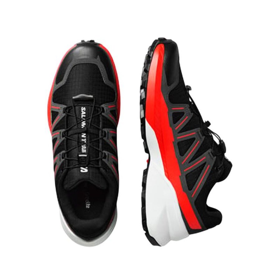 Trail l�besko til m�nd (bjergl�b) Salomon Speedcross Peak Sort R�d #4