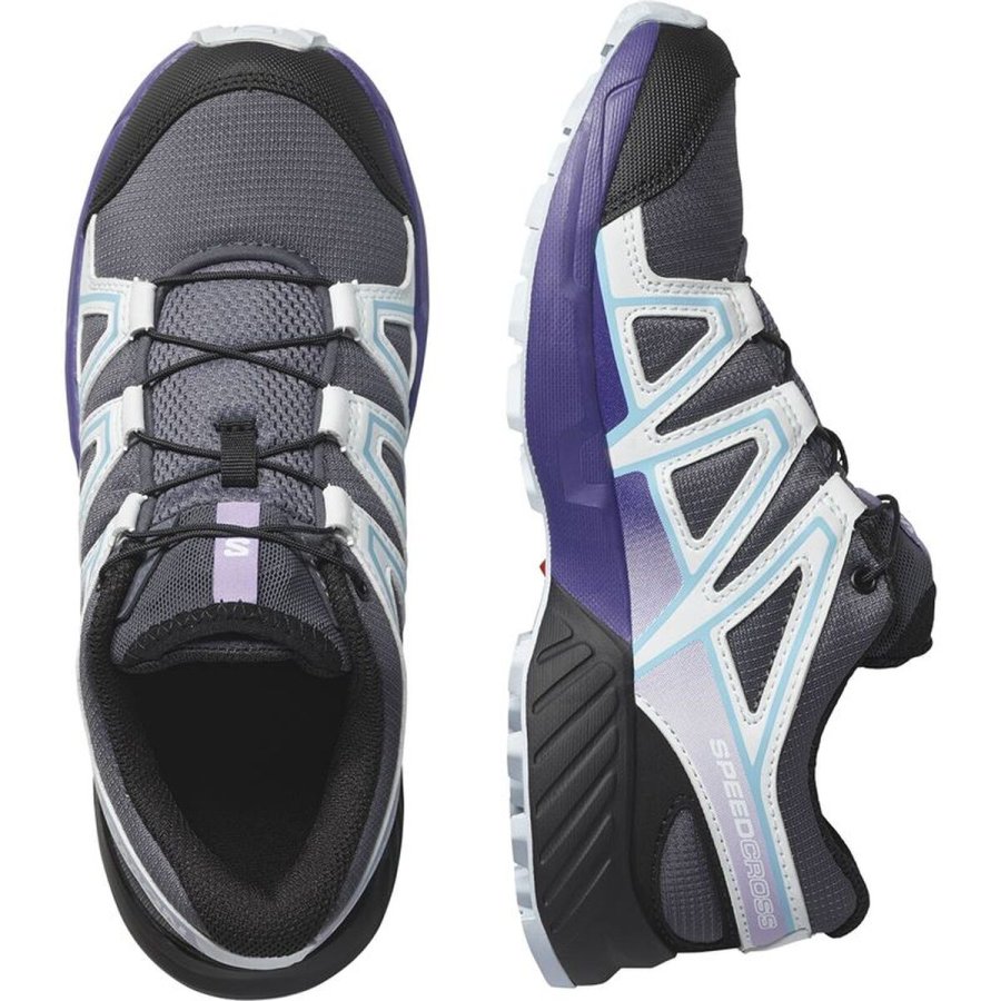 Trail l�besko til m�nd (bjergl�b) Salomon Speedcross M�rkegr� #4