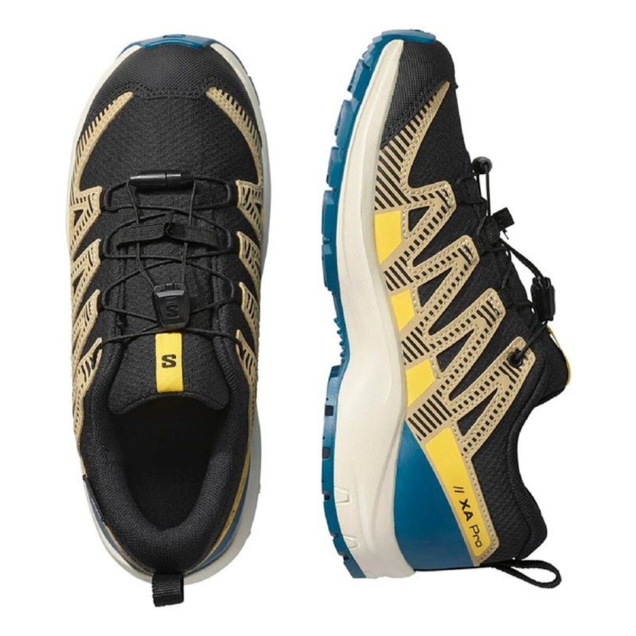 Trail l�besko til m�nd (bjergl�b) Salomon Xa Pro V8 Sort Gr� #3