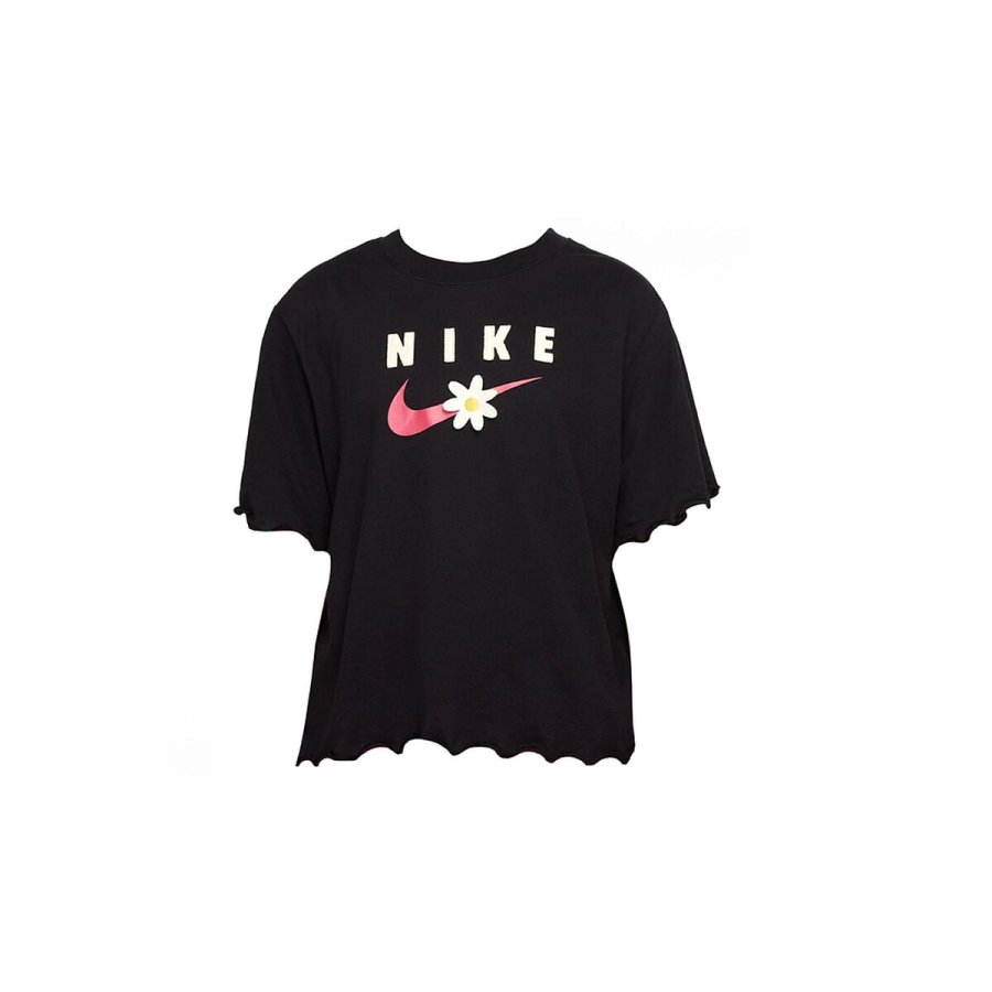 B�rne Kort�rmet T-shirt TEE ENERGY BOXY FRILLY  Nike DO1351 Sort #1
