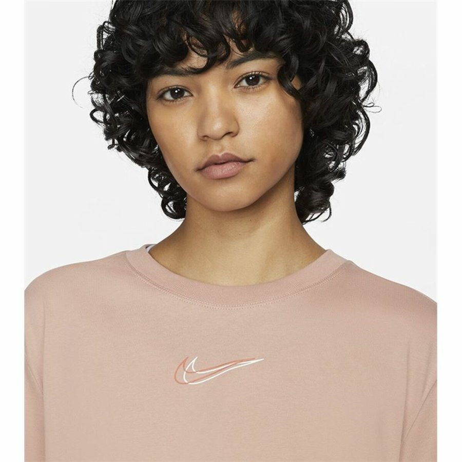 Kort�rmet T-shirt til Kvinder Nike Sportswear Pink #2