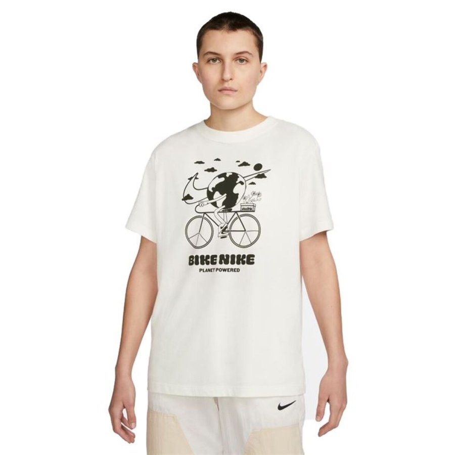 Kort�rmet T-shirt til M�nd Nike DQ3047-133 Hvid #1