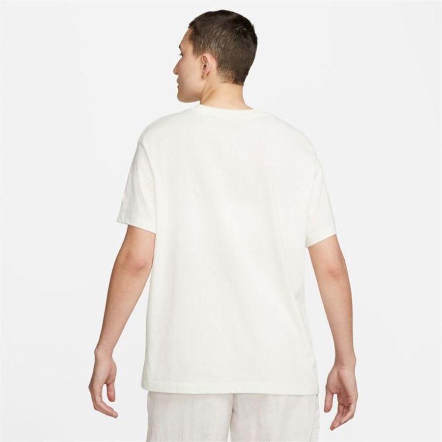 Kort�rmet T-shirt til M�nd Nike DQ3047-133 Hvid #2