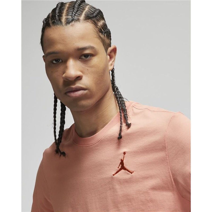 Kort�rmet T-shirt til M�nd Nike DC7485-824 Laksefarvet #4