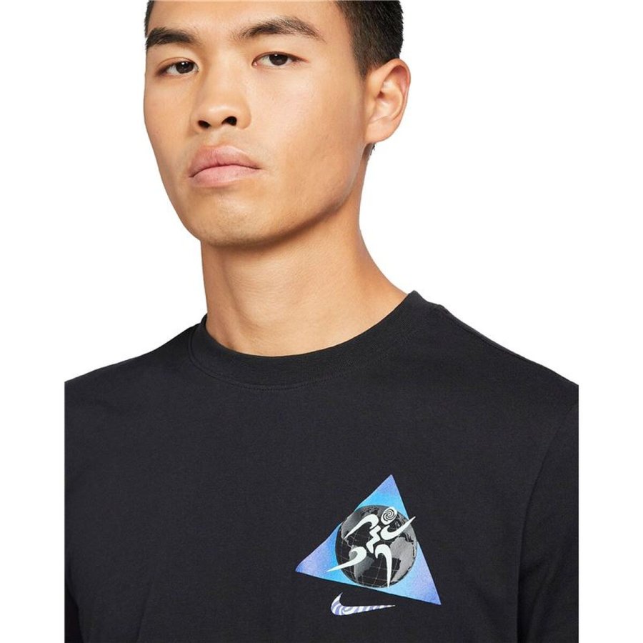 Kort�rmet T-shirt til M�nd Nike Sort #4