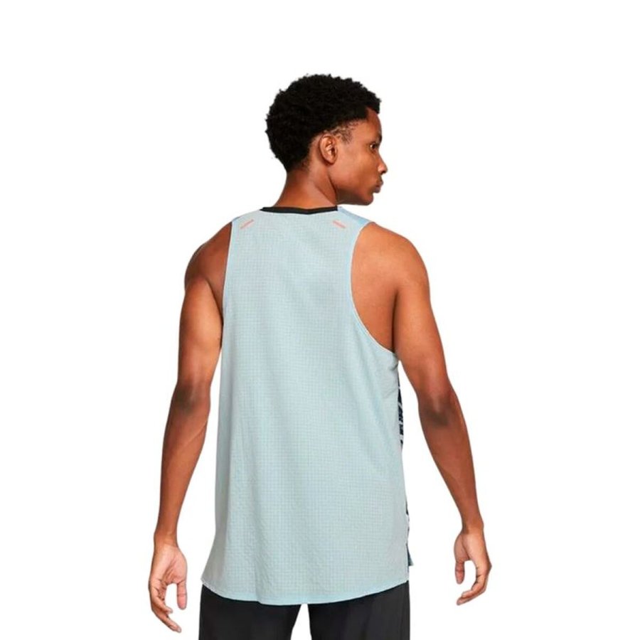 Kort�rmet T-shirt til M�nd Nike DM4781-441 Cyan #2