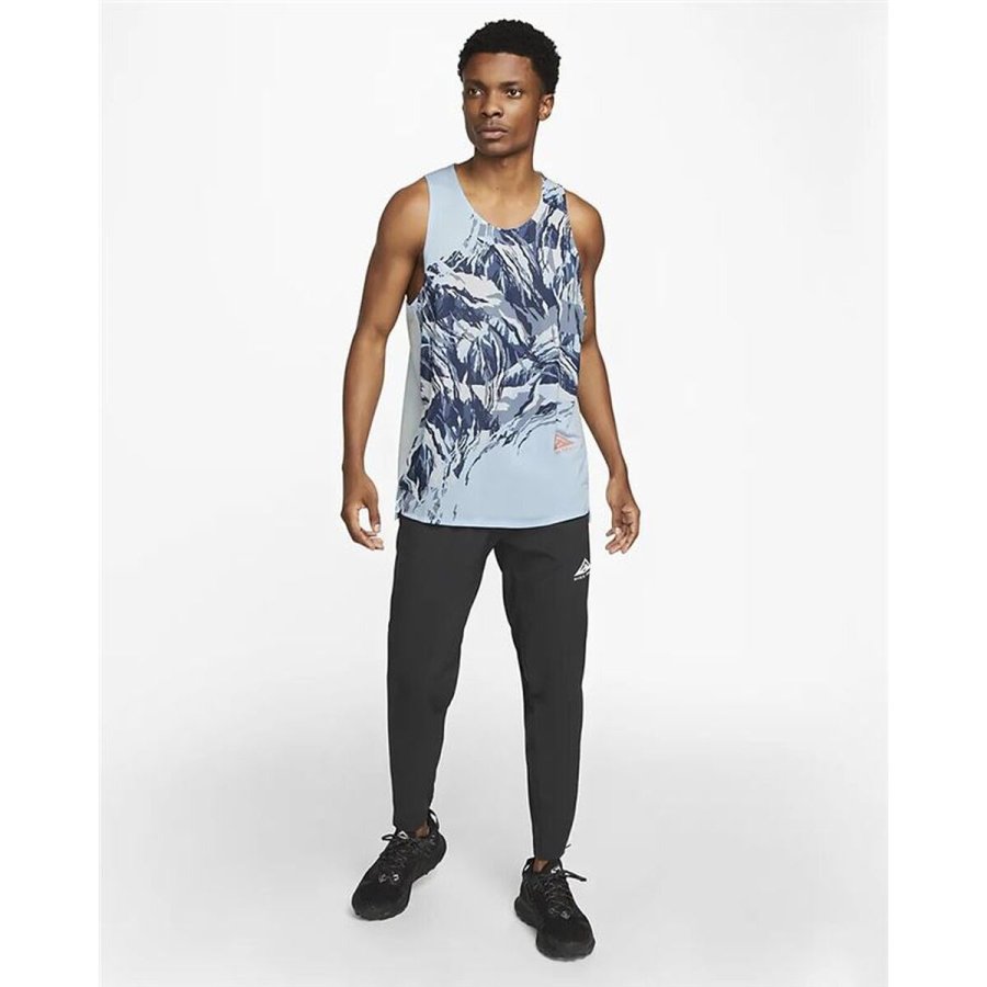 Kort�rmet T-shirt til M�nd Nike DM4781-441 Cyan #5