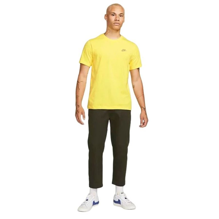 Kort�rmet T-shirt til M�nd Nike AR4997-765 Gul #4