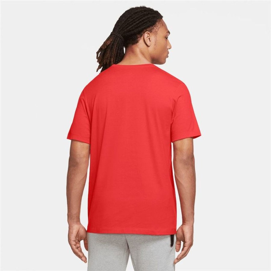 Kort�rmet T-shirt til M�nd Nike DC5094-696 R�d #3