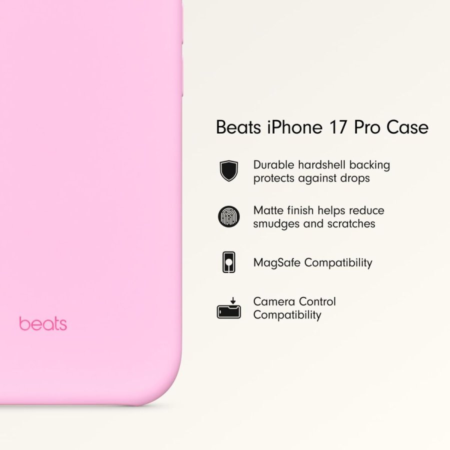 Mobilcover Beats iPhone 17 Pro Pink Apple #4