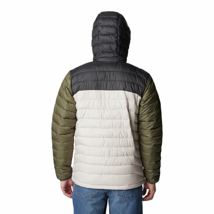 Sport Jakke til Mnd Columbia Powder Lite Beige #4