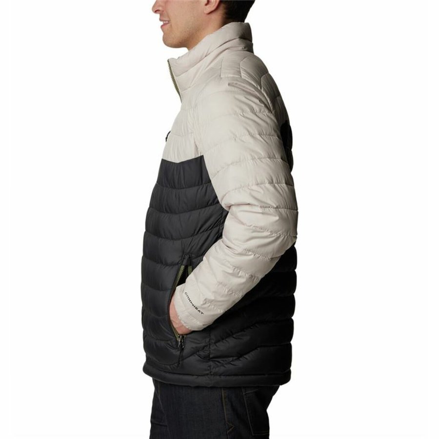 Sport Jakke til Mnd Columbia Powder Lite Beige #5