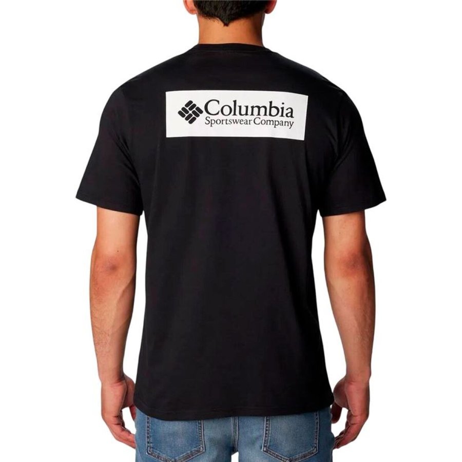 Kort�rmet T-shirt til M�nd Columbia North Cascades Sort #2