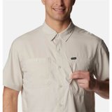 Kortrmet T-shirt til Mnd Columbia Silver Ridge Utility Beige #4