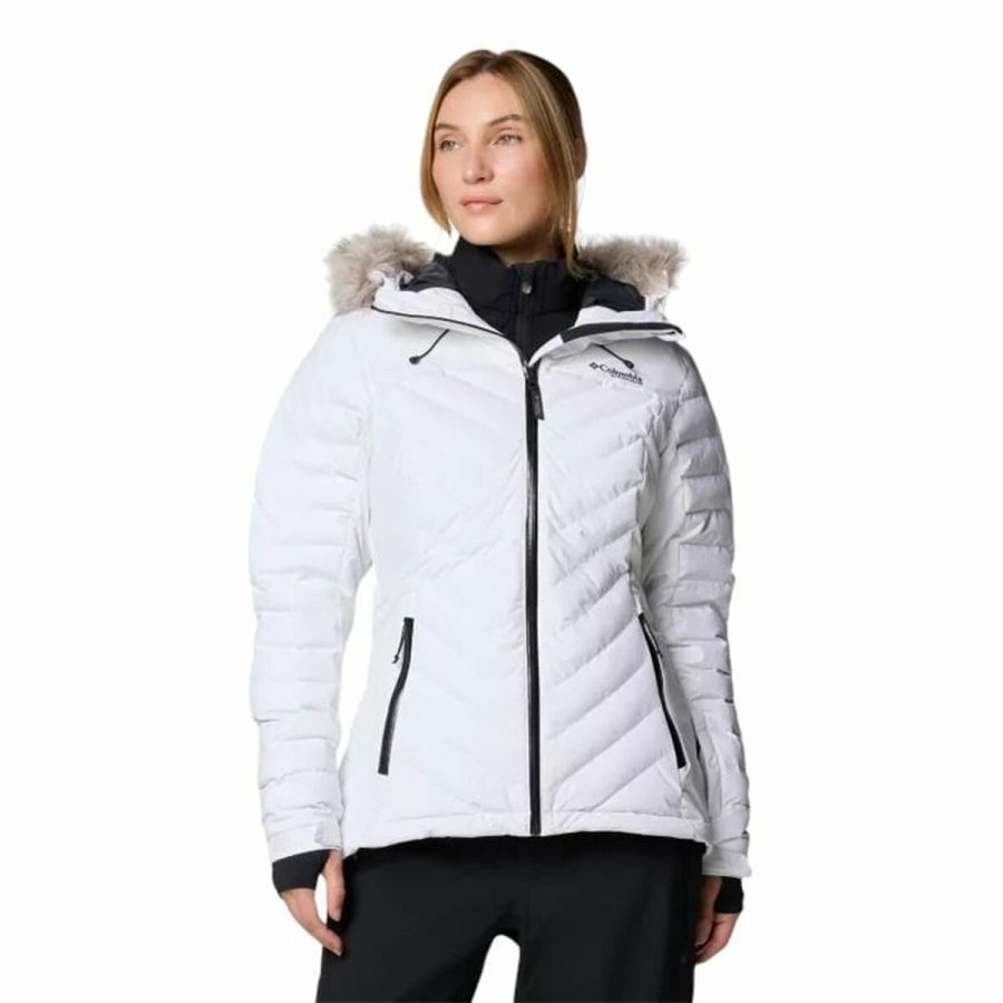 Sportsjakke til damer Columbia Bird Mountain III Hvid #1