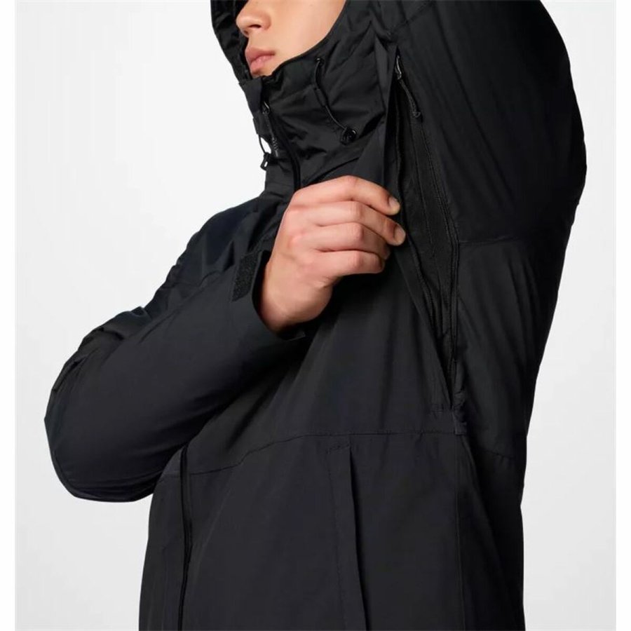 Sport Jakke til Mnd Columbia Iceberg Point II Sort #6