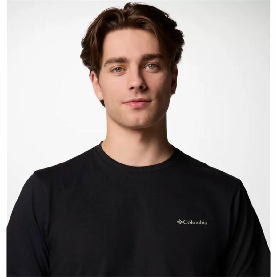 Kort�rmet T-shirt til M�nd Columbia North Cascades Sleeve Sort #4