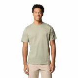 Kort�rmet T-shirt til M�nd Columbia North Cascades Sleeve Khaki #1