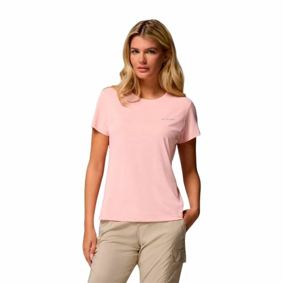 Kortrmet Sport T-shirt Columbia Zero Rules Light Ss Pink #1