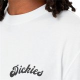 Kortrmet T-shirt til Mnd Dickies Grainfield Hvid #3