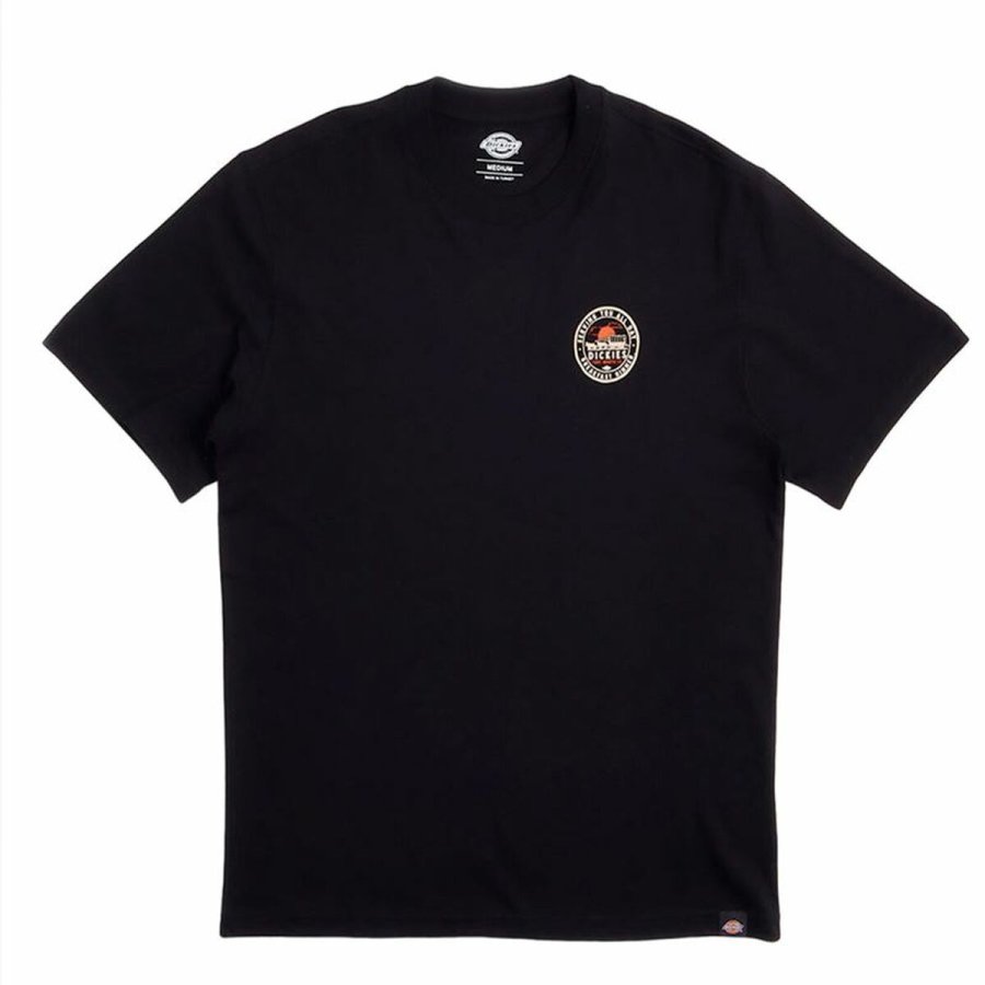 Kortrmet T-shirt til Mnd Dickies Greensburg Sort #1