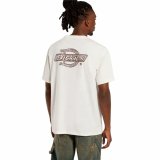 Kortrmet T-shirt til Mnd Dickies Wood Logo Hvid #2