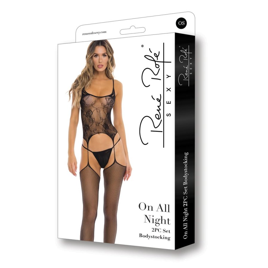 Undert�j S�t Ren� Rof� Sort (Onesize) #5