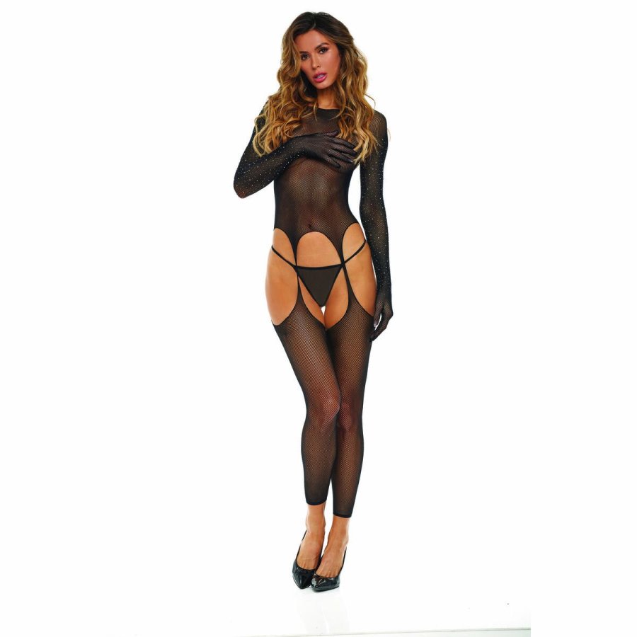 Bodystocking Ren� Rof� Sort (Onesize) #1