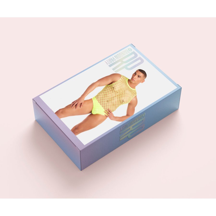 Undert�j S�t Rainbow Party Gul L/XL #2