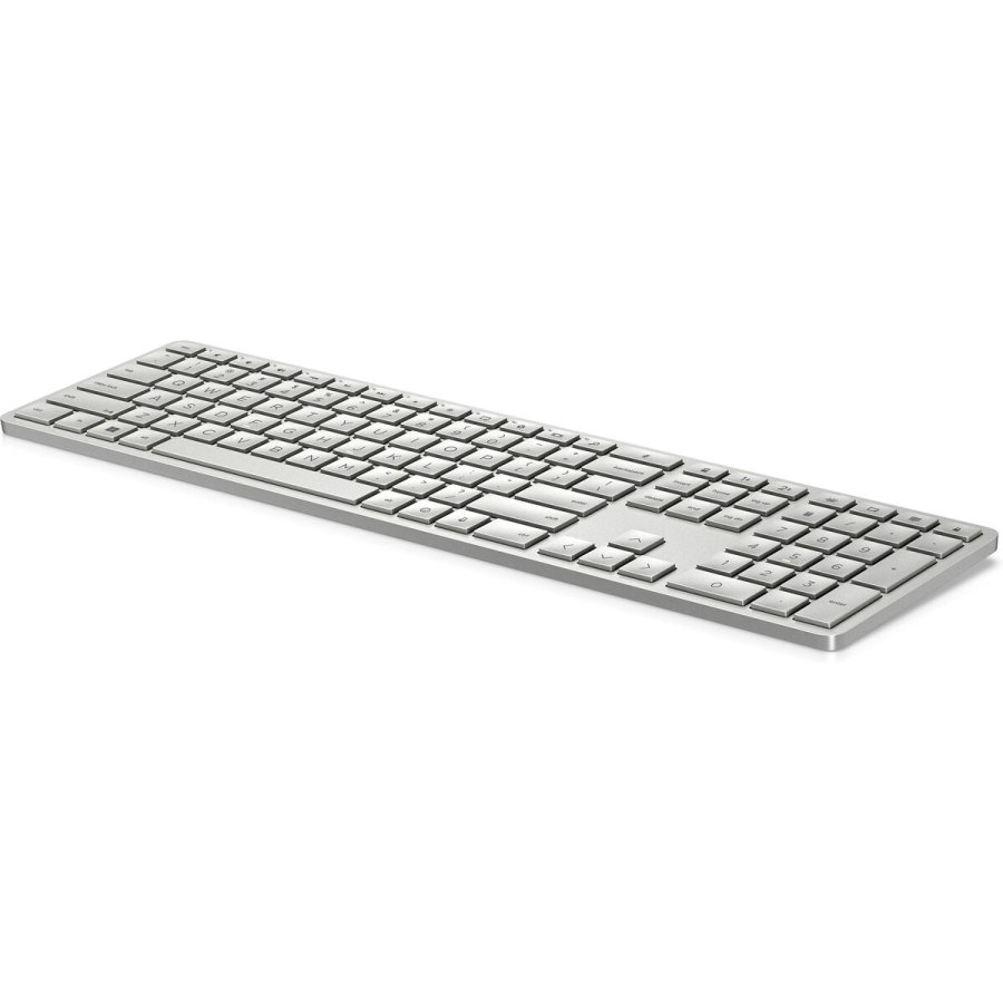 Tastatur HP 3Z729AA#ABE Spansk qwerty S�lvfarvet Sort Gr� #1