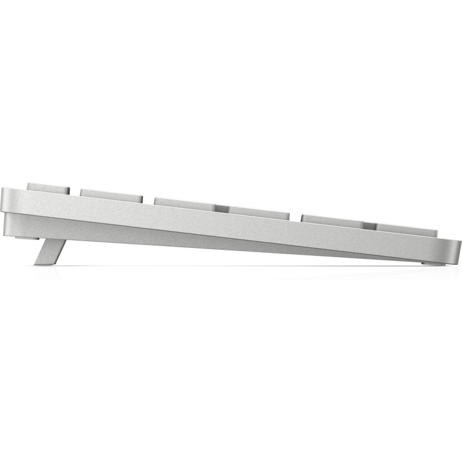 Tastatur HP 3Z729AA#ABE Spansk qwerty S�lvfarvet Sort Gr� #2