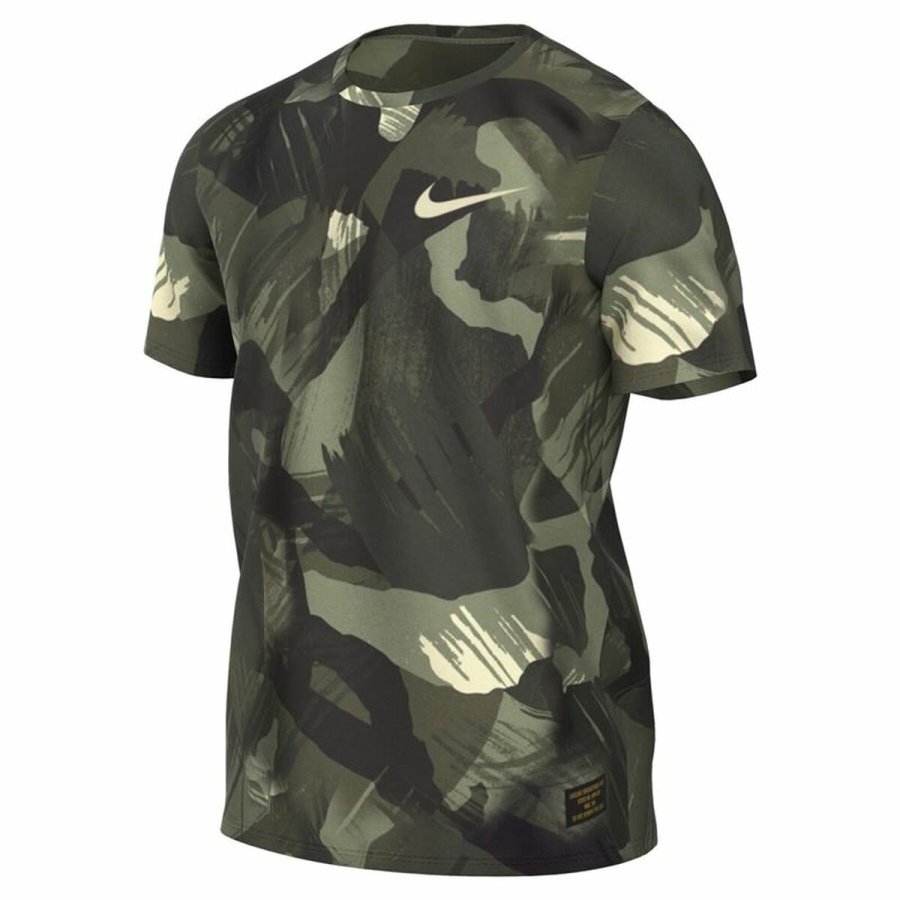 Kortrmet T-shirt til Mnd Nike Dri-FIT Grn M #1