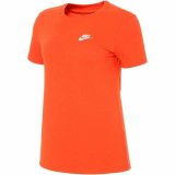 Kortrmet T-shirt til Kvinder Nike Sportswear Orange (M) #1