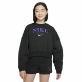 Sweatshirt uden htte til piger Nike Sportswear Trend Sort #1