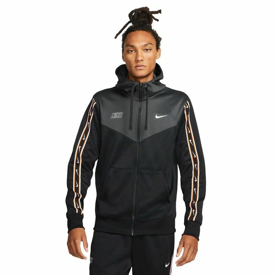 Sport Jakke til M�nd Nike Sportswear Repeat Sort #1