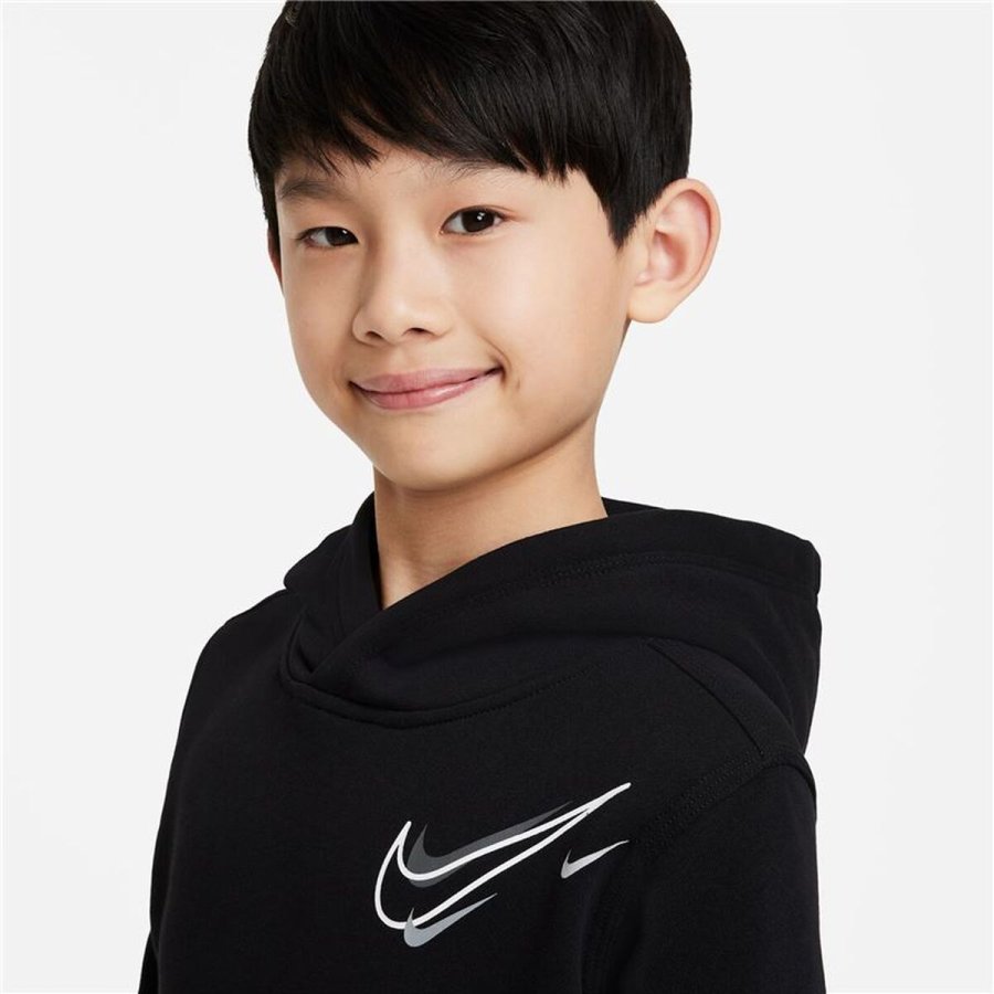 Sweatshirt til B�rn Nike DX2295-010 Sort #4