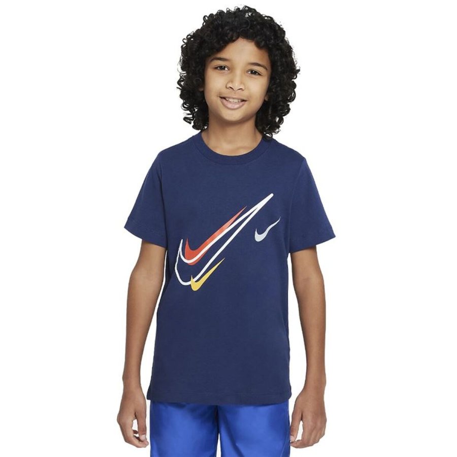 B�rne Kort�rmet T-shirt Nike DX2297-410 #1