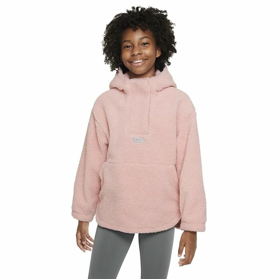 Sweatshirt til Brn Nike Therma-FIT Icon Clash Pink #1