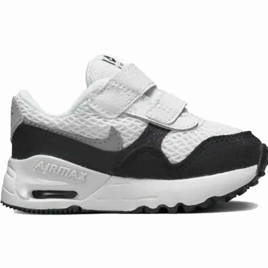 Sportssko til baby Nike Air Max Systm Sort Hvid #1