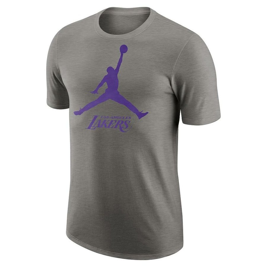 Kort�rmet T-shirt til M�nd Nike LAL M NK ES NBA JDN SS TEE FB9827 063 Gr� #1