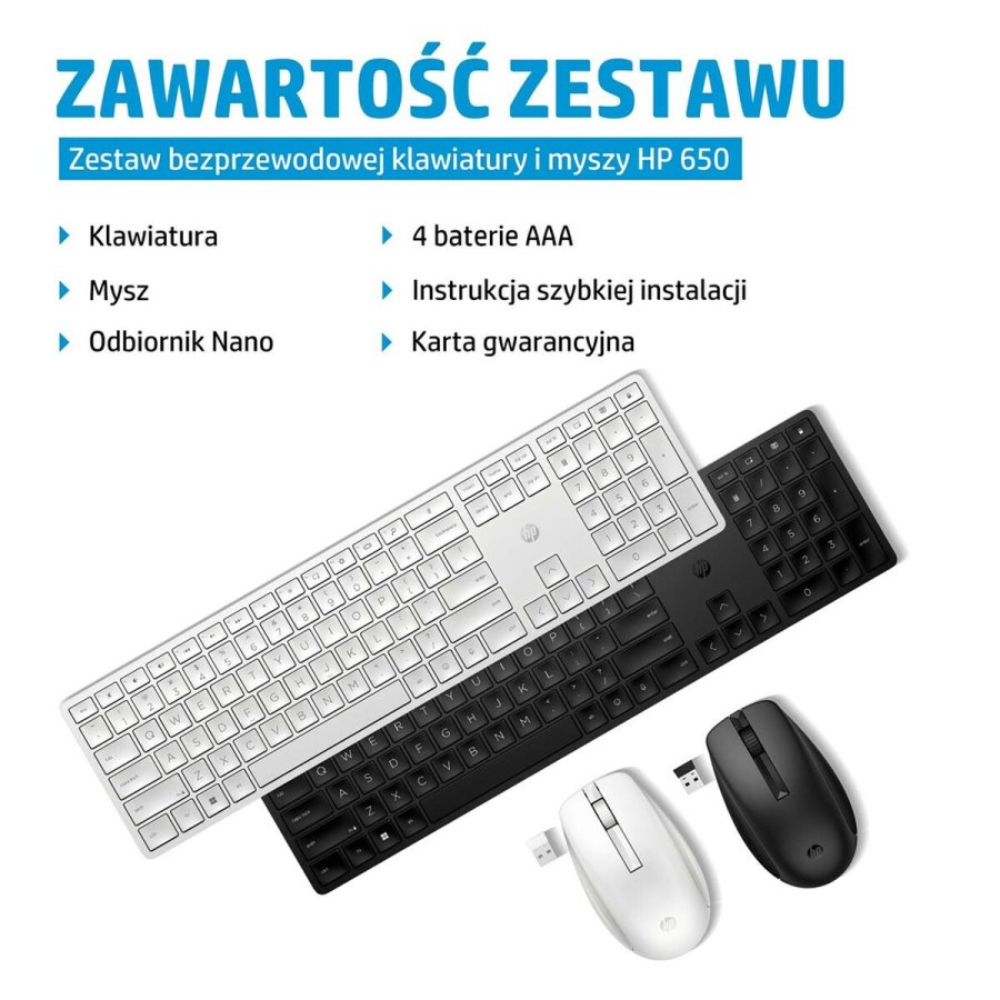Tastatur og mus HP 4R013AA Sort Engelsk Qwerty US #6