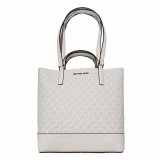 Skuldertaske Michael Kors Kelli Hvid 30 x 27 x 9 cm #1