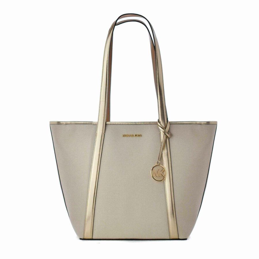 Hndtasker til damer Michael Kors PRATT Gylden 29 x 28 x 12 cm #1