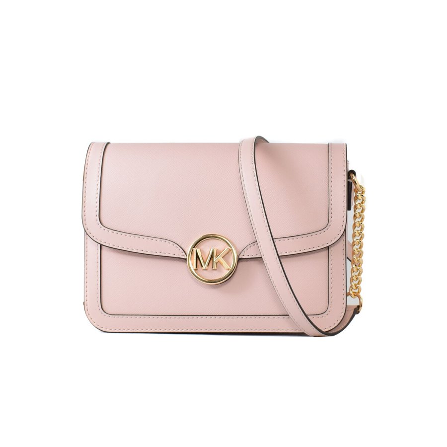 Skuldertaske Michael Kors Leida Pink 23 x 17 x 6 cm #1