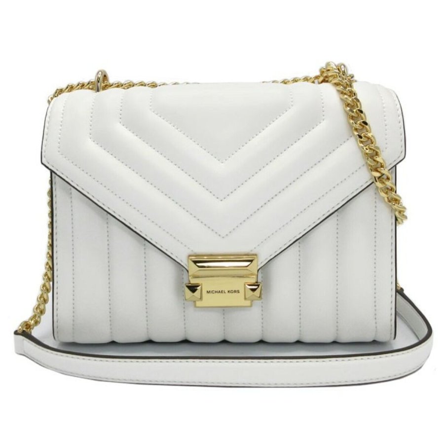 Skuldertaske Michael Kors Whitney Hvid 24 x 19 x 9 cm #1