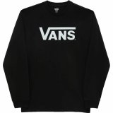 Unisex Lang�rmet T-shirt Vans Classic Sort #1