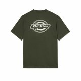 Kort�rmet T-shirt Dickies Holtville  Gr�n M�nd #4