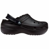 Trsko Crocs Classic Platform Lined Clog Sort #1