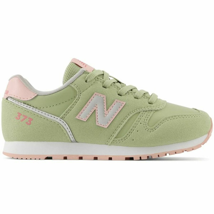 Kondisko til B�rn New Balance S222 NBJ Lysegr�n #6